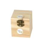 Boîte en bois pour 4 flacons d'huiles