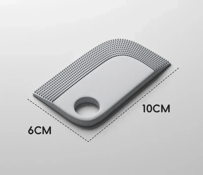 Brosse anti-poils en caoutchouc souple, 10 × 6 cm
